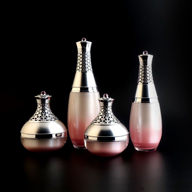 Classic Royal Style Acrylic Cream Jar 50ml for High End Cosmetic Serum