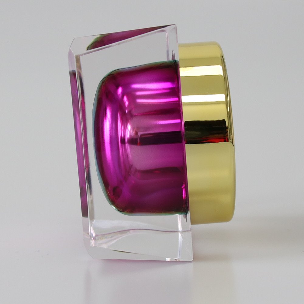 Classic Style Empty Cosmetic 15g 30g 50g Square Acrylic Cream Jar Packaging