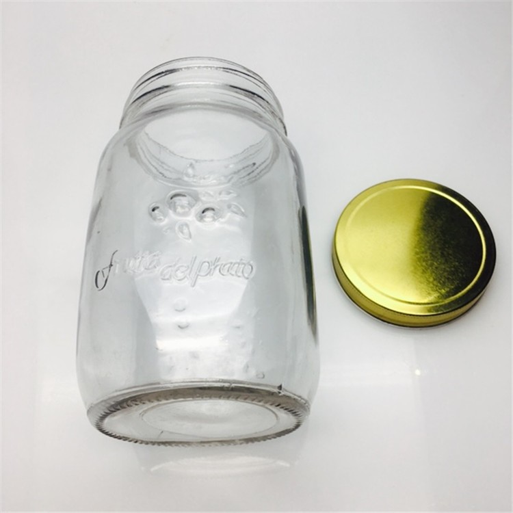 Classic cheap mason jars bulk wide mouth glass mason canning jar with lid for salad Yogurt