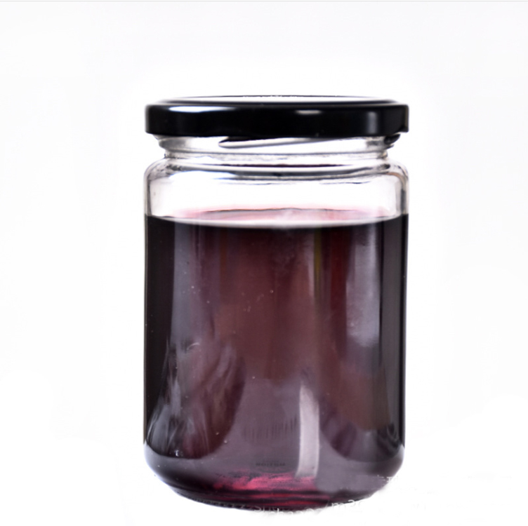 Classic hot sale Empty high end 500ml glass bottles for coconut oil Sri lanka with Metal lid