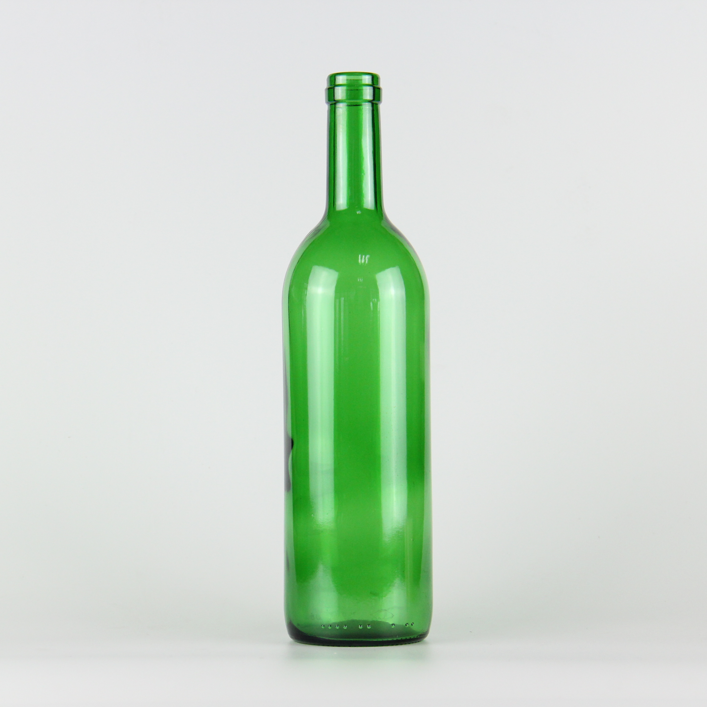 Classic shape wine glass bottle 75cl 750ml