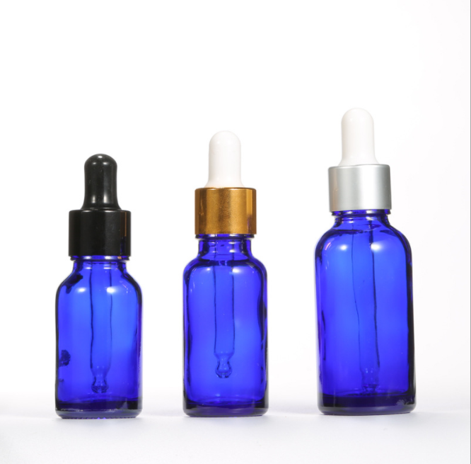 Classical 5ml 10ml Essential Oil Glass Dropper Bottle Blue Dropper Bottle Glass Tube Dropper Bottle