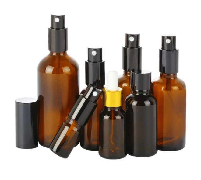 Classical 60ml Essential Oil Glass Dropper Bottle Amber Dropper Bottle Glass Tube Dropper Bottle