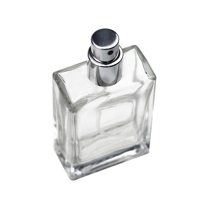 Classical Design Empty Cleared Square Perfume Bottle 30 ml For Women