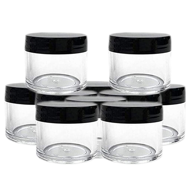 Clear 2oz 4oz 8oz 10oz 12oz 16oz Plastic Beauty Products Foods PET Plastic Jar