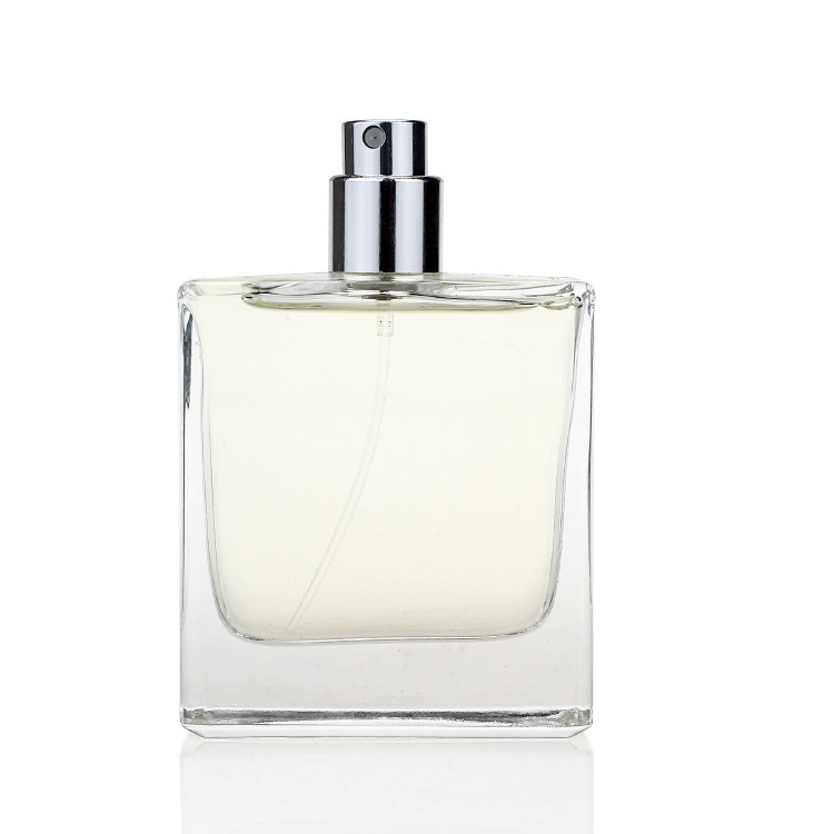 Clear 30ml 50ml perfume bottle glass atomiser bottles with screw spray pump