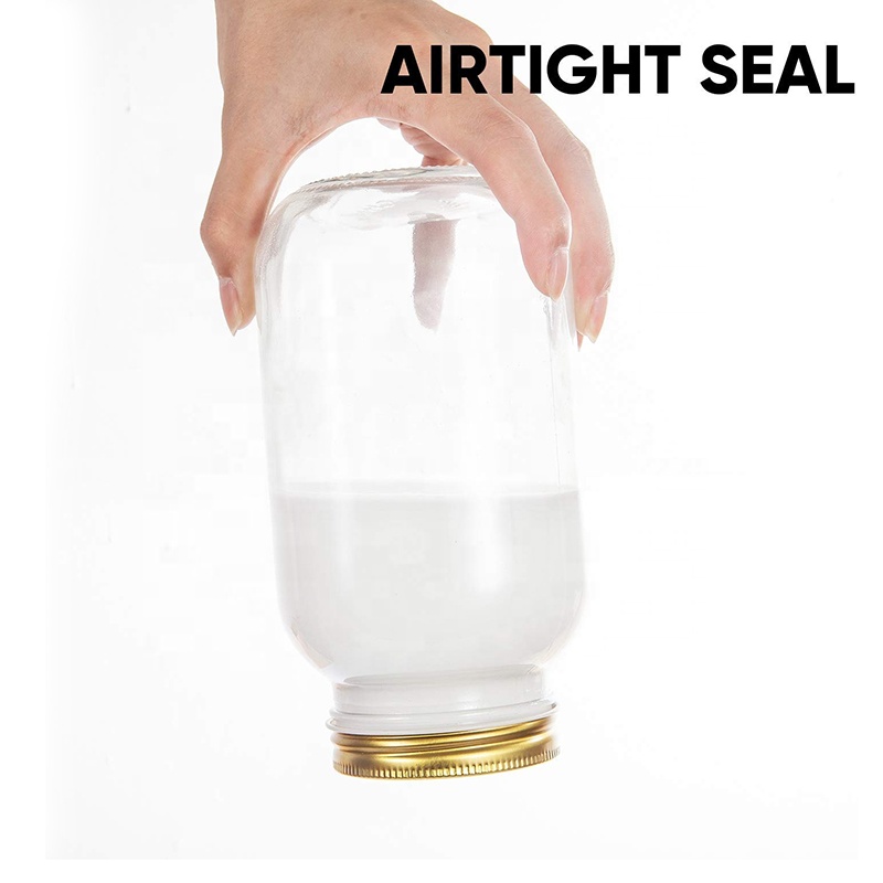 Clear 32oz Wide Mouth Glass Mason Jar Large Canning Jars Wholesale