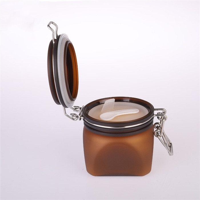 Clear 750ml plastic air tight stash jar odorless smell proof