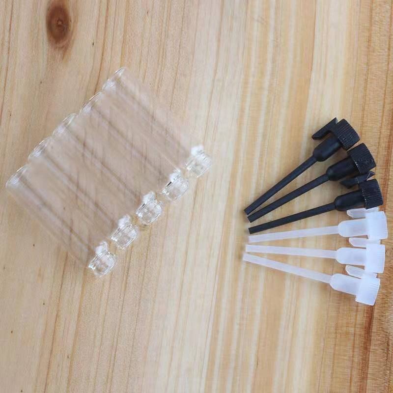Clear Amber 1ml 2ml Perfume Glass Bottle Essential Oil Bottle For Perfume Packing