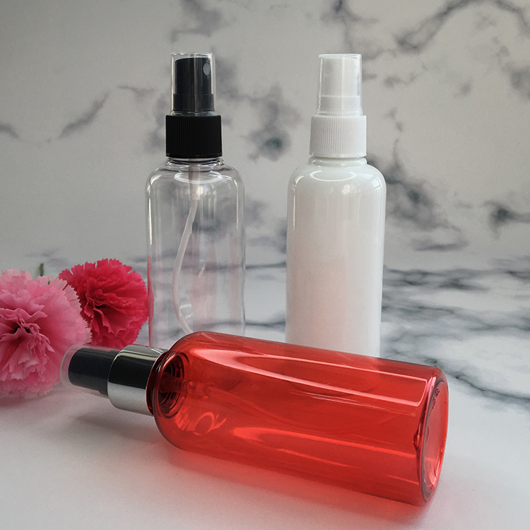 Clear Atomizer Spray PET Bottle 30/50/60/80/100/120 Ml With Atomiser Spray For Cosmetic