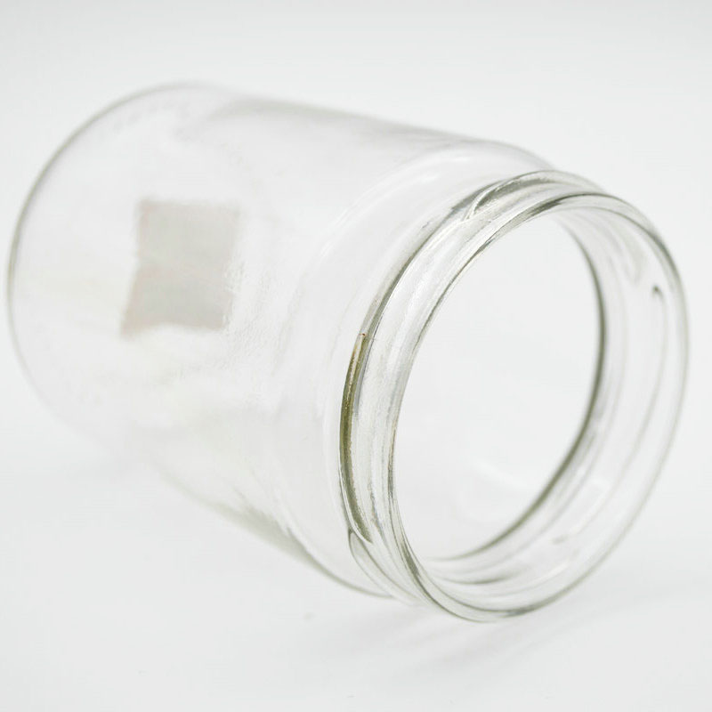 Clear Cheap round customized honey jars glass unique for jam / decorative honey jars