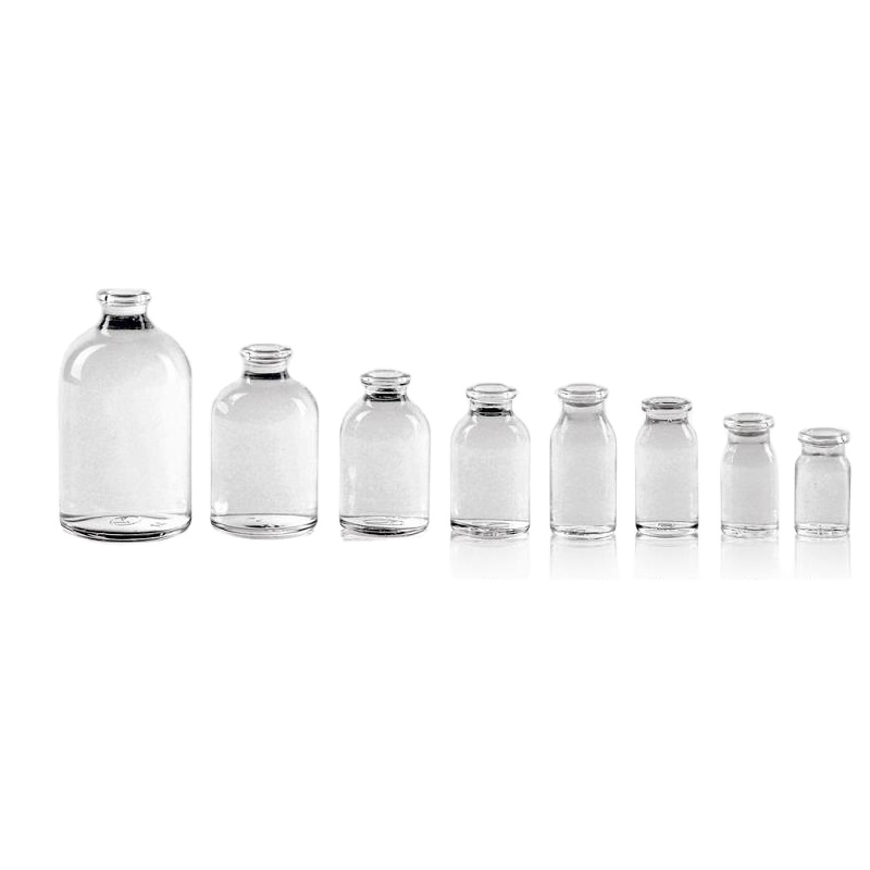 Clear Color  Injection glass Bottle pharmaceutical Liquid Medicine glass bottle