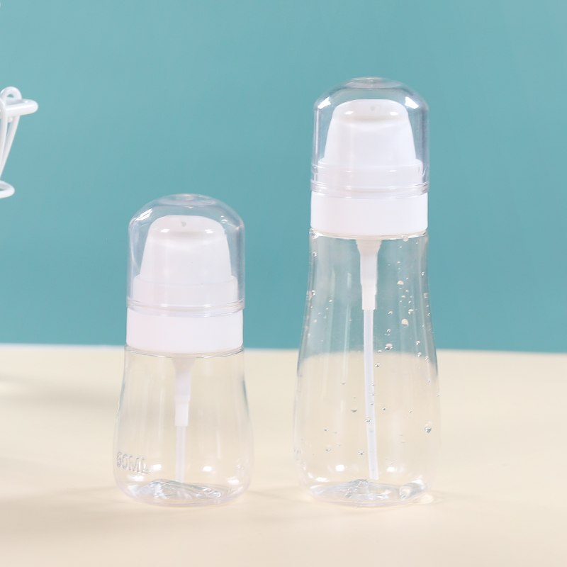 Clear Cosmetic Spray Bottle Refillable 100 Ml Plastic Foam Travel Size Bottle