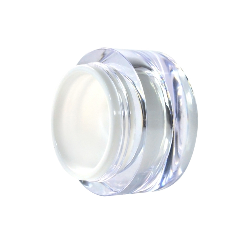 Clear Cylinder Round 5g 10g 15g 20g 30g 50g Empty Eye Skin Care Cream Containers Acrylic Plastic Cosmetic Cream Jar For Serum