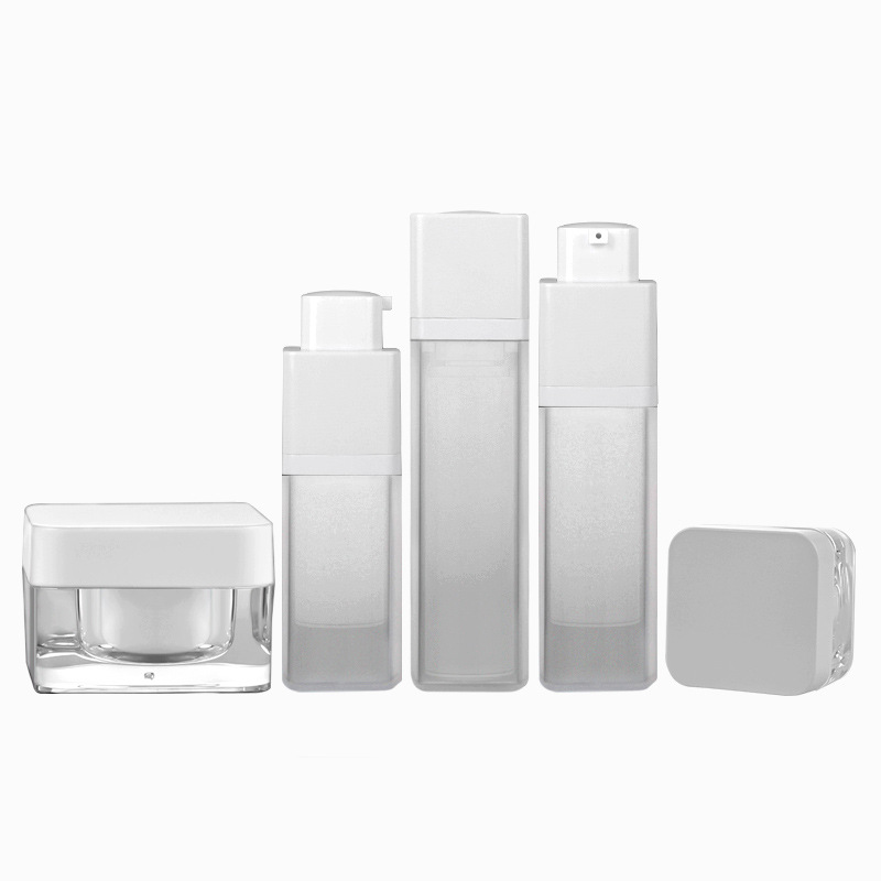 Clear Empty 50n Gram Plastic Pot Jars 30g Cosmetic Containers With Lids High-End Luxury 50ml Acrylic Airless Cream Bottle