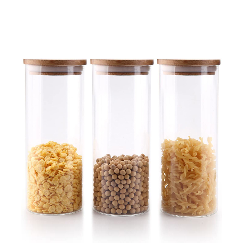 Clear Empty Coffee Borosilicate Food Storage Candy Jam Cookie 190ml 1ml Glass Jar 180 Ml