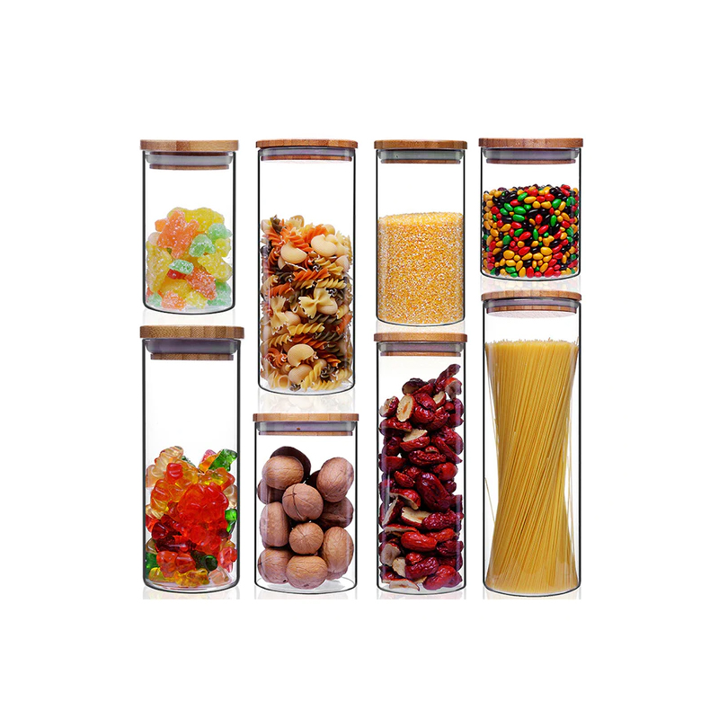 Clear Empty Coffee Borosilicate Food Storage Candy Jam Cookie 190ml 1ml Glass Jar 180 Ml