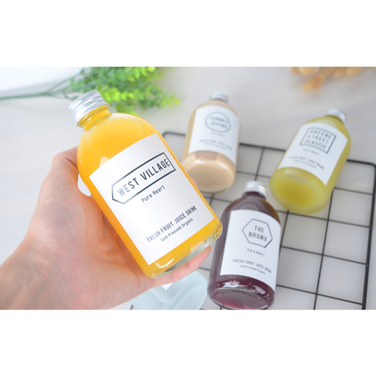 Clear Empty Kinds Cap Beverage Juice Fruit Water 250 Ml Commercial Juice Bottle