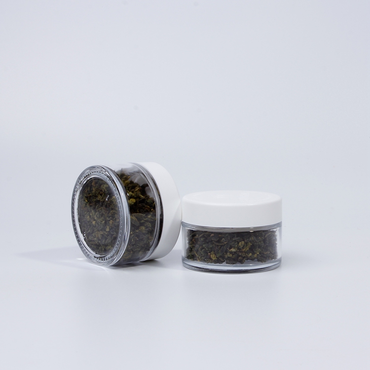 Clear Face Cream Glass Jars Cosmetic Glass Jars Face Cream Containers Jars with Plastic Lid 5g 10g 15g 20g 30g 50g 100g