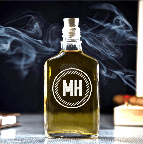 Clear Flask Glass Bottle 200ml 250ml for Cold Brew Coffee with Tamper Proof Lid