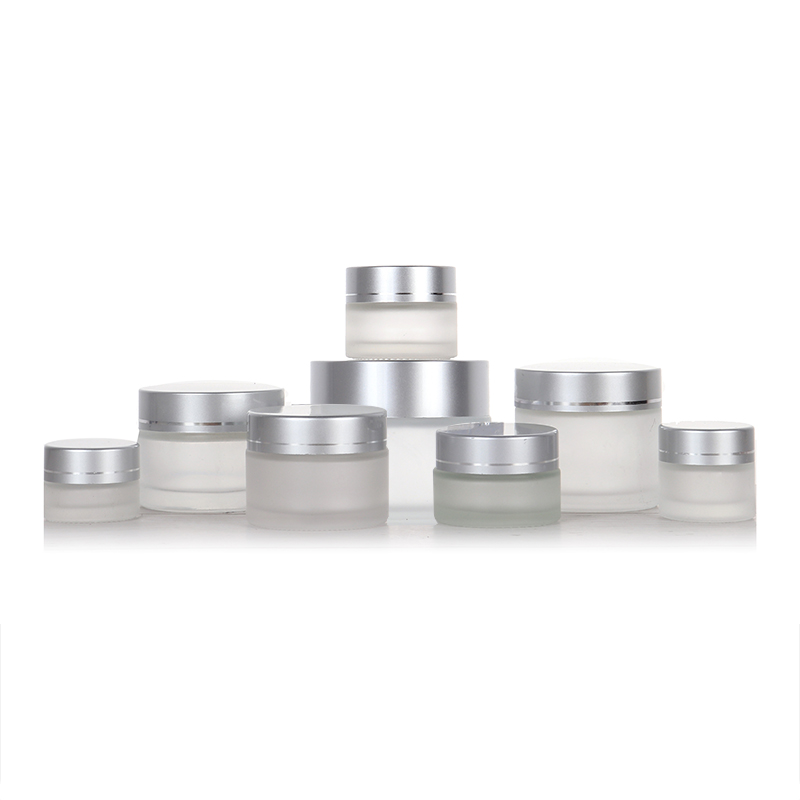 Clear Frosted 5g 10g 15g 20g 30g 50g 60g 100g Cosmetic Cream Glass Jar With Lid