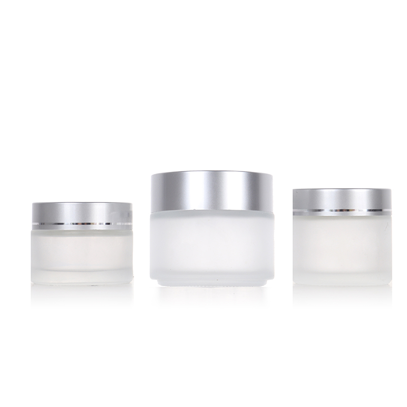 Clear Frosted 5g 10g 15g 20g 30g 50g 60g 100g Cosmetic Cream Glass Jar With Lid