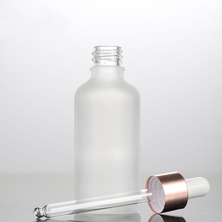 Clear Frosted Glass Bottle with Dropper Essential Oil Bottle High Quality 15ml 5ml 10ml 15ml 20ml 30ml 50ml 100ml Personal Care
