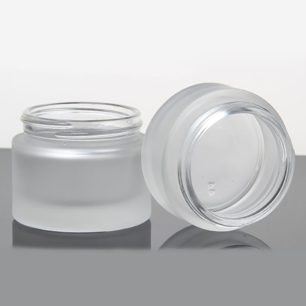 Clear Frosted with Silver Cap,30g 50g Cream Jar,20ml 30ml 40ml 60ml 80ml 100ml 120ml Glass Bottle