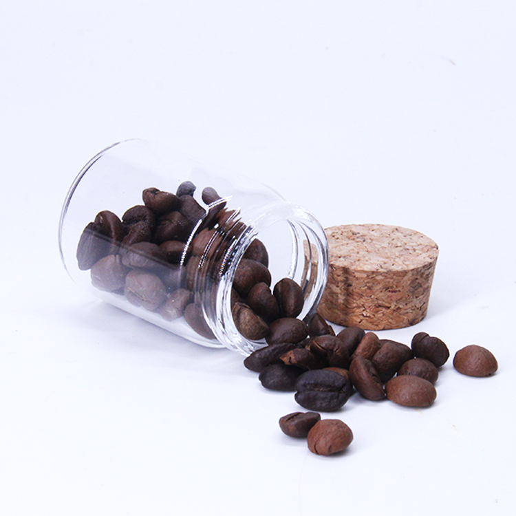 Clear Glass Ampoules Vials Borosilicate Glass Bottle Glass Jar With Wooden Cork Lid