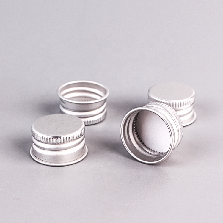 Clear Glass Empty Essential Oil Tube Cosmetics Creams Storage Travel Container With Aluminum Screw Lid