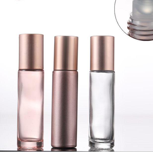 Clear Glass Essential Oil Roller Ball Bottles 3ml 5ml 8ml 10ml Aromatherapy Glass Roll On Bottles