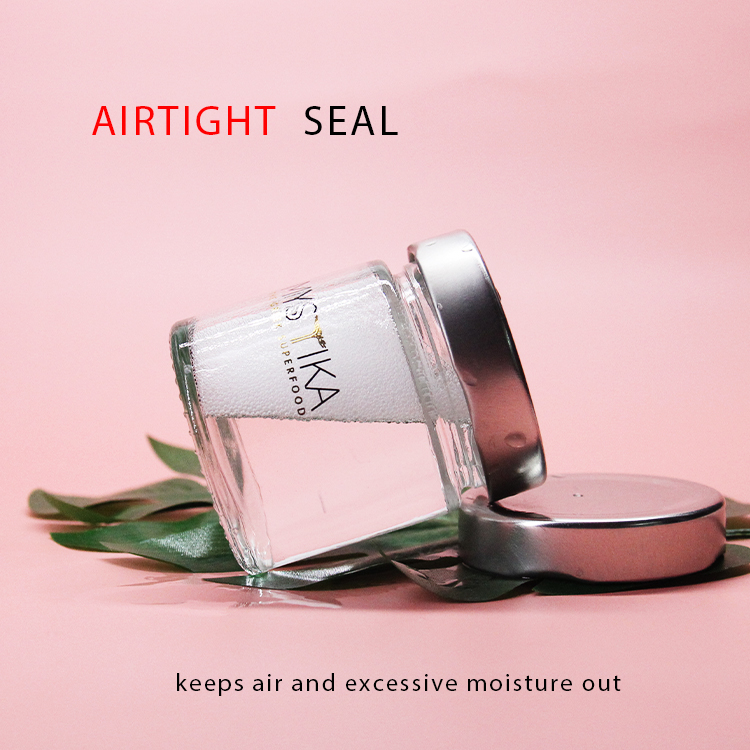 Clear Glass Honey Sugar Storage Jar For Pots