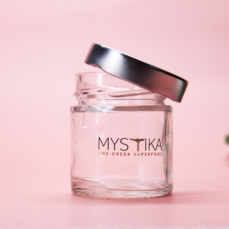 Clear Glass Honey Sugar Storage Jar For Pots