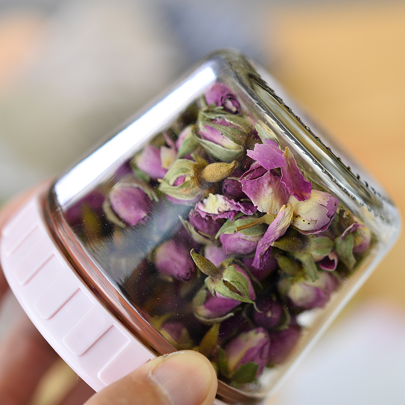 Clear Glass Sealed Jar Canister Food Storage Container 3pcs/set