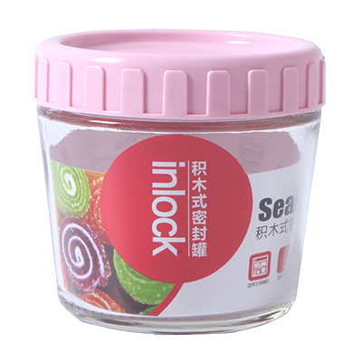 Clear Glass Sealed Jar Canister Food Storage Container 3pcs/set