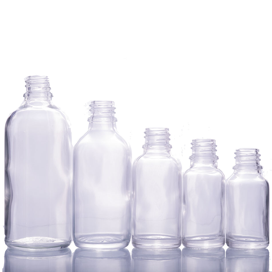 Clear Glass Spray Perfume Eempty Bottle with Gold Atomizer