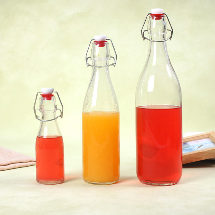 Clear Glass Swing Flip Top Bottles 500 ml for Kombucha Beer
