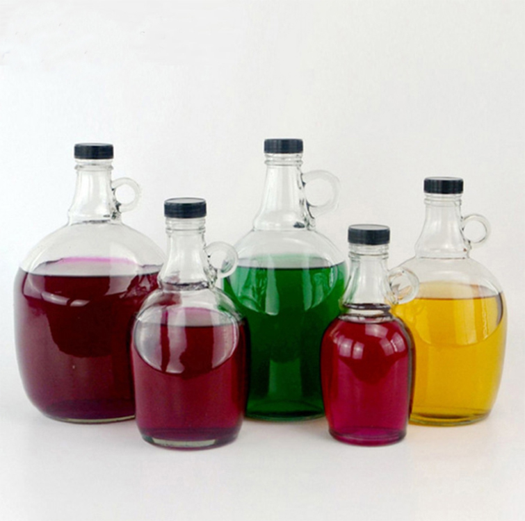 Clear Half Gallon Glass Clear Growler Jug Bottle for Wine Kombu cha Soda Cheap Sealed Jar For Beer