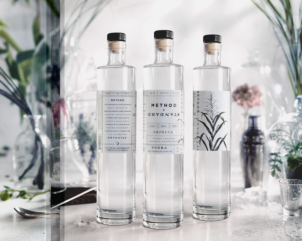 Clear High-end Customization Glass Wine Bottles Vodka Spirit Bottles Packaging