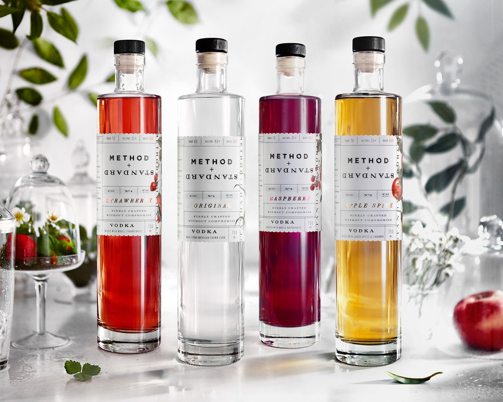 Clear High-end Customization Glass Wine Bottles Vodka Spirit Bottles Packaging