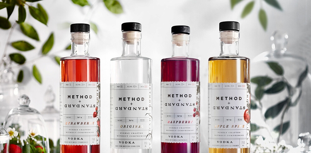 Clear High-end Customization Glass Wine Bottles Vodka Spirit Bottles Packaging