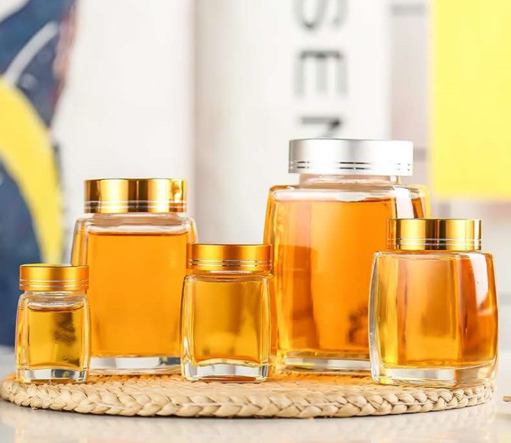 Clear Honey Bird's Nest Jelly Sealed food Jar Chili Pickle Canned Glass Jar