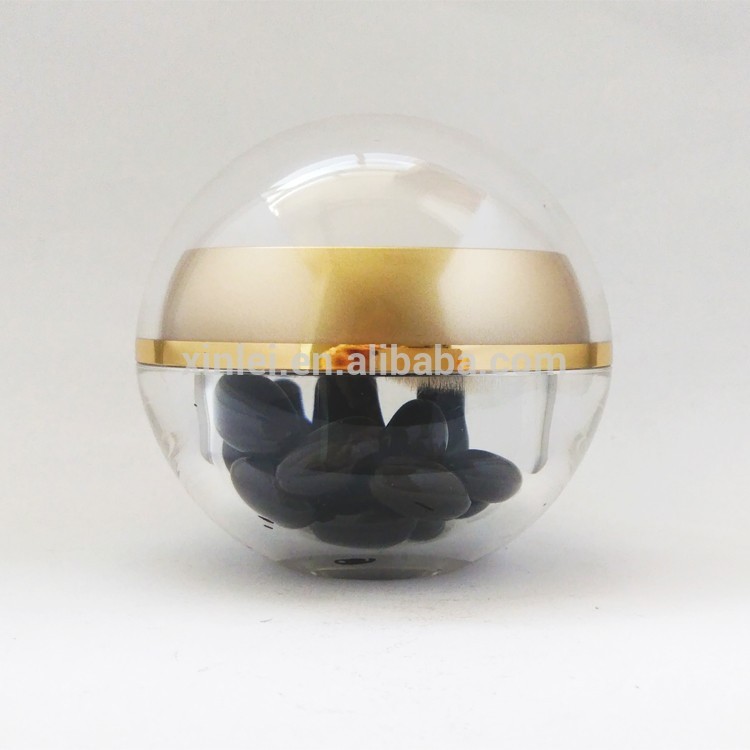 Clear Jar 15g 30g 50g 70g Acrylic Cosmetic Cream, Ball Style Jar Plastic Packaging