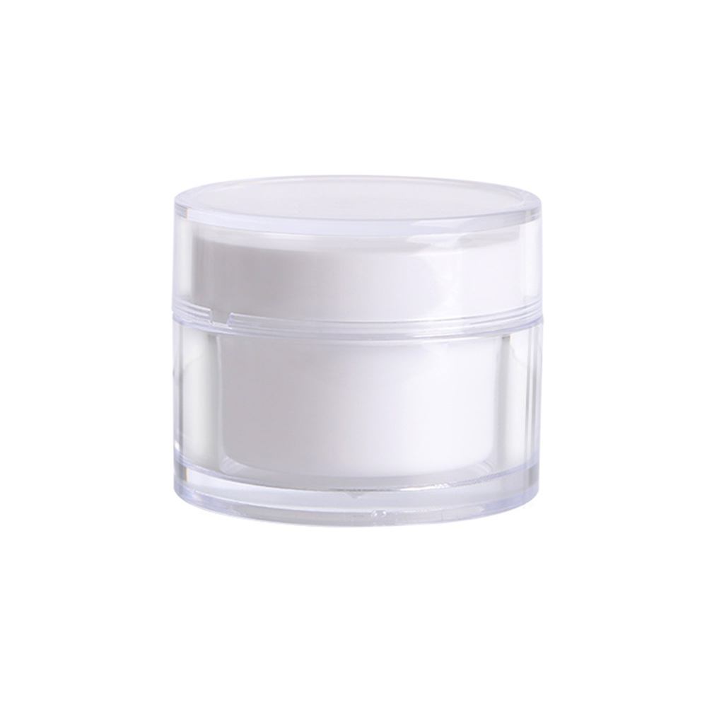 Clear PS Empty Plastic Custom Small Cream Jars with Screw Lid 50g for Body Cosmetic Container