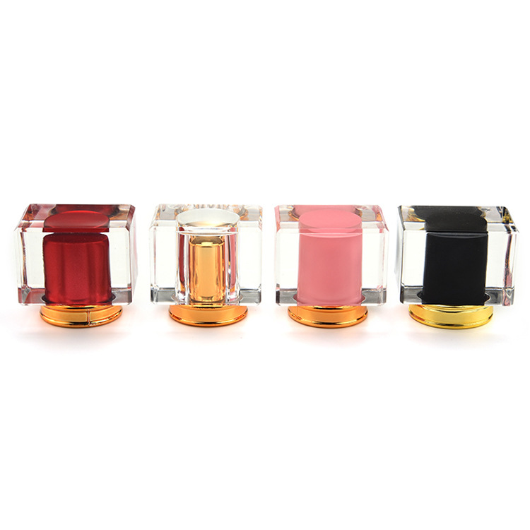 Clear Perfume Empty Colored Glass Bottles 50 ml With Spray