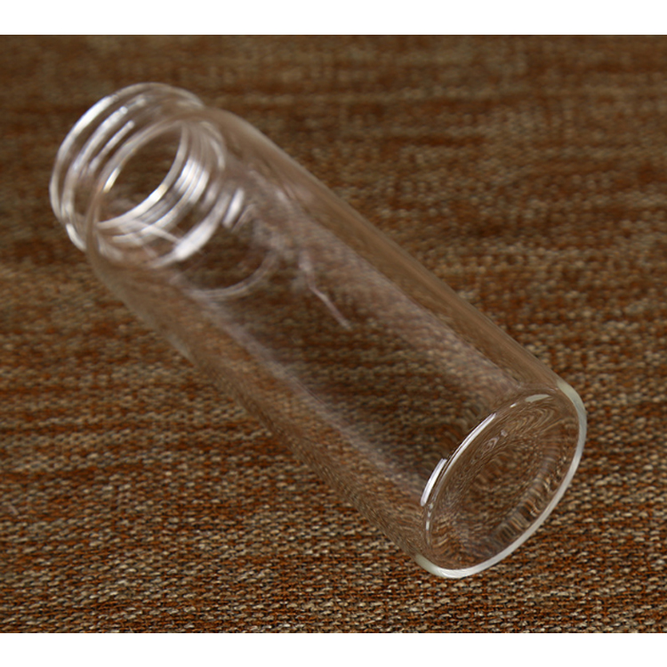 Clear Pharmaceutical Glass Bottle Medicine Bottle Mini Borosilicate Glass Tube Oral Liquid 2Ml Vial With Metal Lid