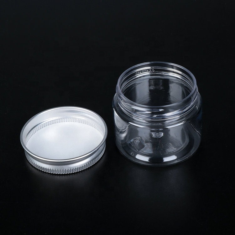 Clear Plastic Jar Empty Cosmetic Containers 30ml 50ml 60ml 80ml 100ml 120ml 250ml 500ml Storage Bottles & Jars