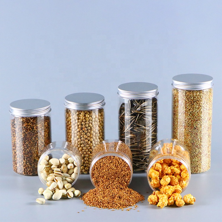 Clear Plastic Jar Empty Cosmetic Containers 30ml 50ml 60ml 80ml 100ml 120ml 250ml 500ml Storage Bottles & Jars