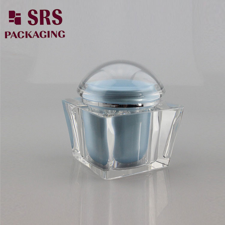 Clear Plastic Jar With Lid And Wholesale Empty China Cosmetic Products Acrylic 250 ml Jar