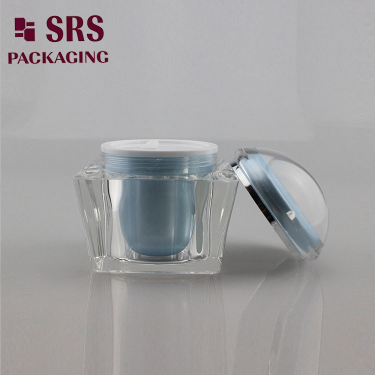 Clear Plastic Jar With Lid And Wholesale Empty China Cosmetic Products Acrylic 250 ml Jar
